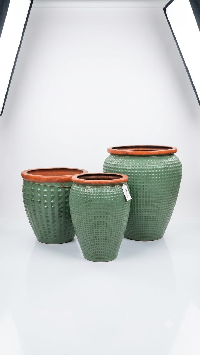 Vasos disponíveis na Alameda Jardins